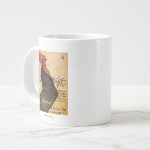 Periodisches Cocorico-Rooster-Werbeposter Jumbo-Tasse