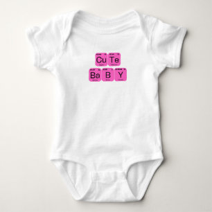 Periodisches niedliches Baby-Tabellenelement Baby Strampler