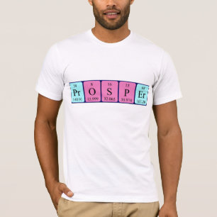 Periodisches Shirt für den Tabellennamen