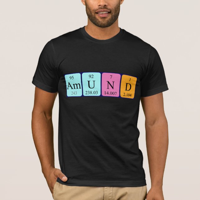 Periodisches Shirt für den Tabellennamen (Vorderseite)