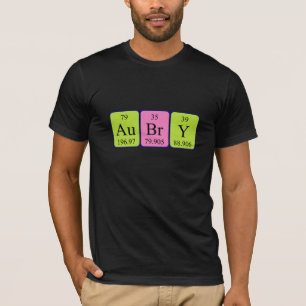 Periodisches Shirt für die Aubry-Tabelle