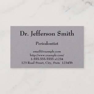 Periodontist-Visitenkarte Visitenkarte