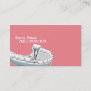 Periodontist-Zahnarzt-Visitenkarte Visitenkarte