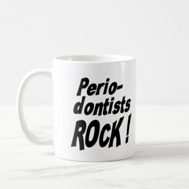 Periodontists-Felsen! Tasse (Links)