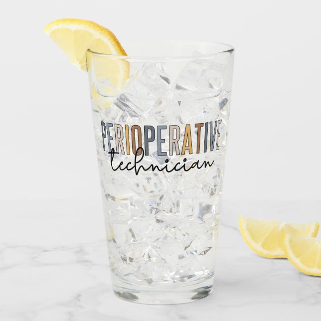Perioperativer Techniker | Perioperative Tech Glas (Vorderseite Ice)