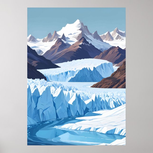 Perito Moreno Glacier Poster (Vorne)