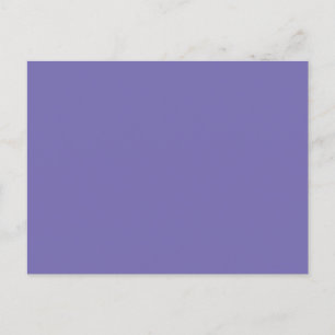 Periwinkle #756BB0 Menus Einladungspostkarte