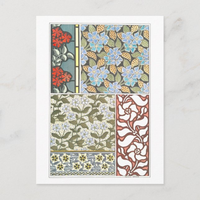 Periwinkle als dekorative Objektpostkarte Postkarte (Vorderseite)