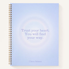 Periwinkle Aura Message Notizbuch