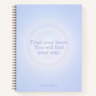 Periwinkle Aura Message Notizbuch