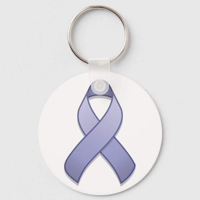 Periwinkle Awareness Ribbon Schlüsselanhänger (Vorderseite)