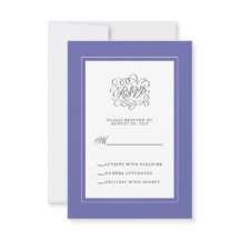 Periwinkle Blue Elegante Hochzeitsfeier Chic Enclo