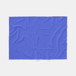 Periwinkle Blue Solid Color Fleecedecke