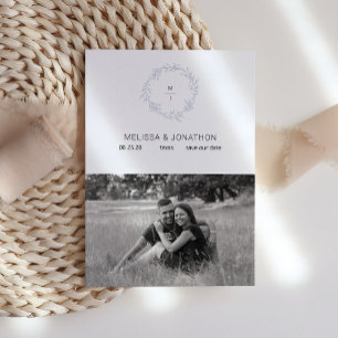 Periwinkle Blume Boho Bride Save the Date