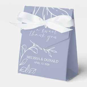 Periwinkle Blume Gefälligkeitsbox Geschenkschachtel
