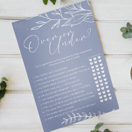 Periwinkle-Blume spielen unter Flyer