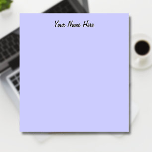 Periwinkle Einzigartige Geschenke für Personalisie Notizblock
