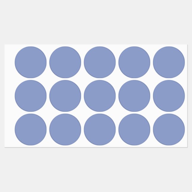 Periwinkle Etiketten (Blatt)