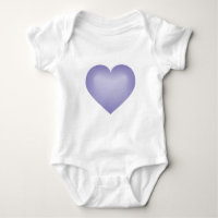 Periwinkle fade heart