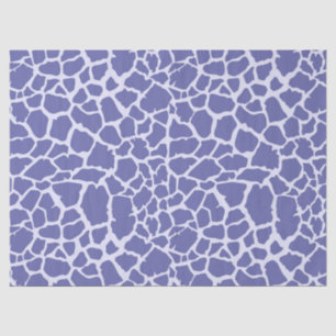 Periwinkle Giraffe Print Seidenpapier
