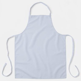 Periwinkle Gray Soft Weiß Pastellfarben Schürze