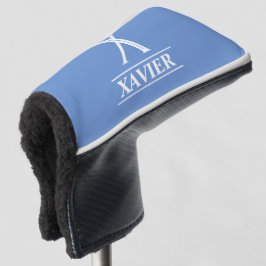 Periwinkle Mit Monogramm Putter Golf Head Cover Headcover
