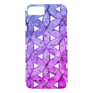 Periwinkle Mosaik-Blume des Lebens Case-Mate iPhone Hülle