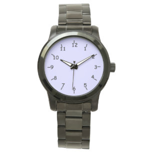 Periwinkle Oversified Black Bracelet Armbanduhr