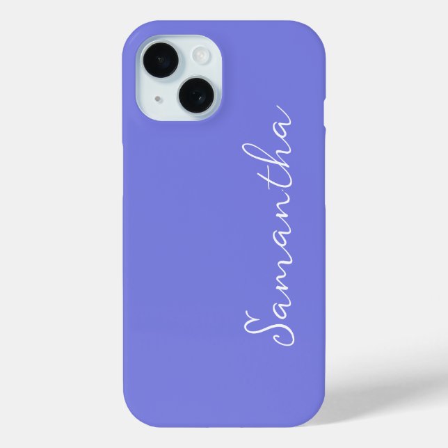 Periwinkle Personalisiert Case-Mate iPhone Hülle (Rückseite)