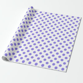 Periwinkle-Polka-Punkte Geschenkpapier