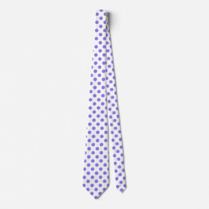 Periwinkle-Polka-Punkte Krawatte
