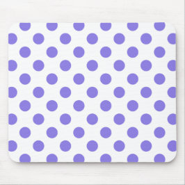 Periwinkle-Polka-Punkte Mousepad