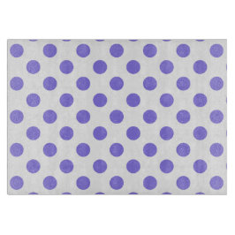 Periwinkle-Polka-Punkte Schneidebrett