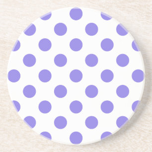 Periwinkle-Polka-Punkte Untersetzer