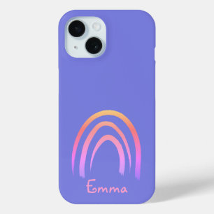 Periwinkle Rainbow Personalisiert Case-Mate iPhone Hülle