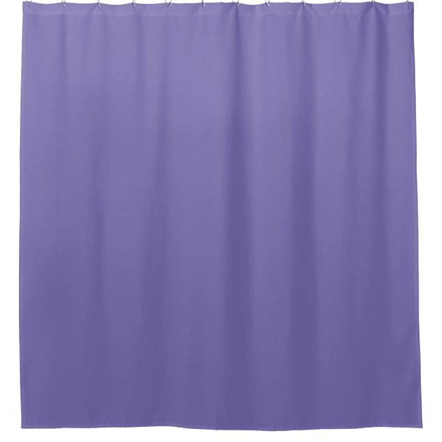 Periwinkle Solid Color Duschvorhang (Vorderseite)