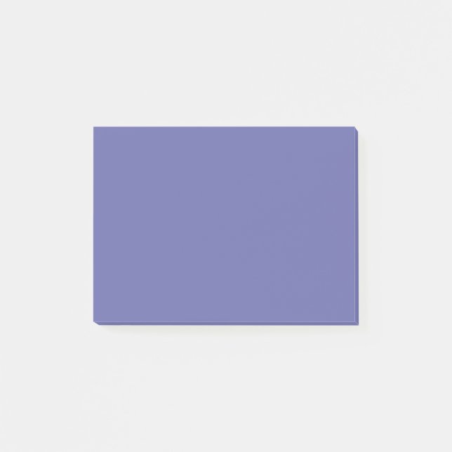 Periwinkle Solid Color Post-it Klebezettel (Vorderseite)