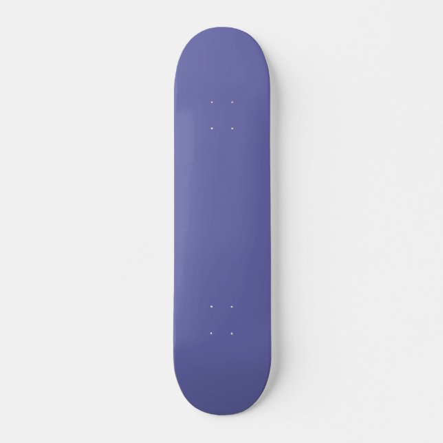 Periwinkle Solid Color Skateboard (Vorne)
