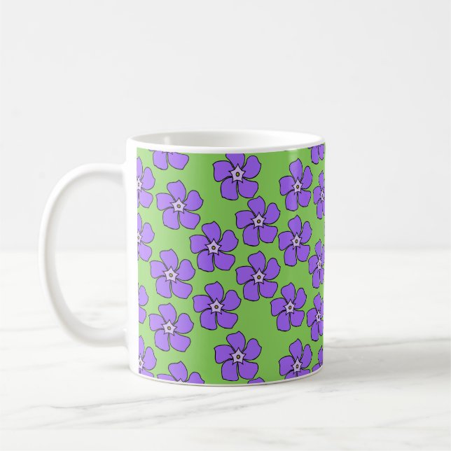 Periwinkles Kaffee Tasse (Links)