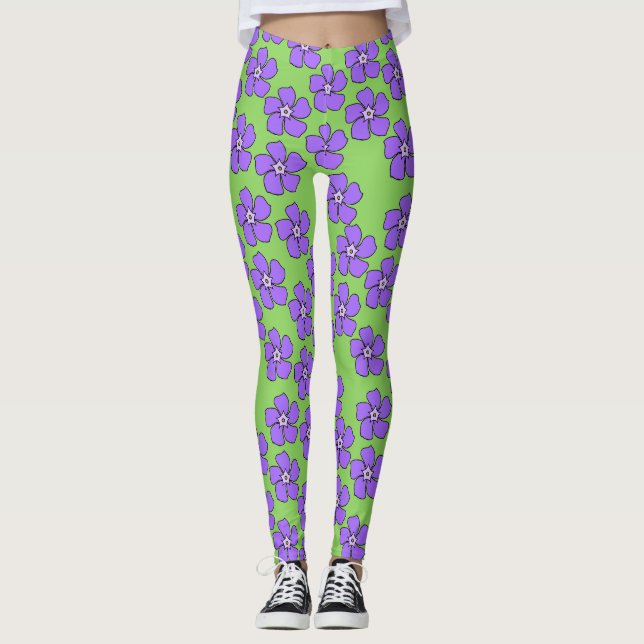 Periwinkles Leggings (Vorderseite)