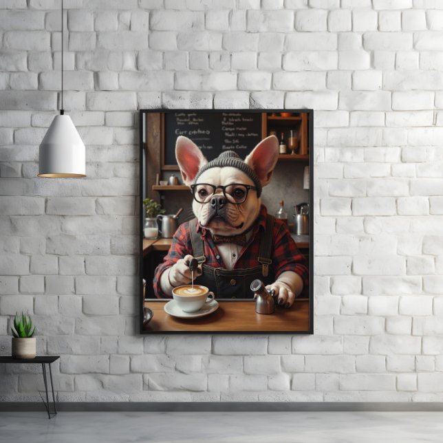 Perk Up Pup: Frenchie Bar Brew Poster (Von Creator hochgeladen)