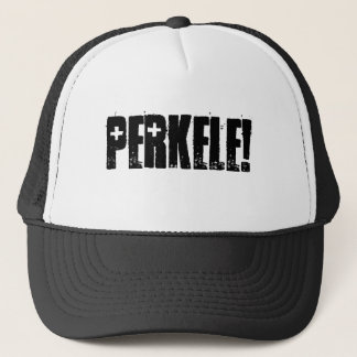 Perkele! Finnisches schlechtes Wort! Truckerkappe