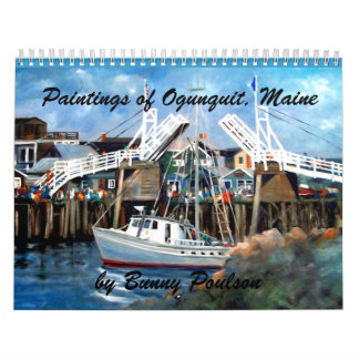 Perkins-Bucht, Ogunquit, Maine-Wandkalender Kalender