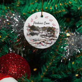 Perkins Cove, Ogunquit Keramik Ornament