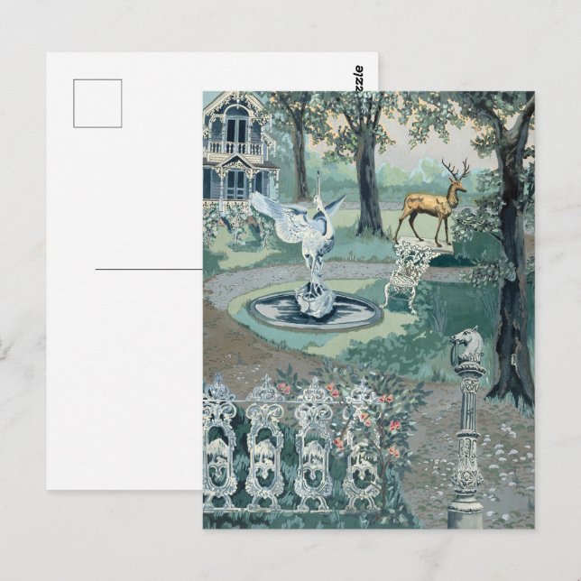 Perkins Harnly Eternal Garden Floral Haven Postkarte (Vorne/Hinten)