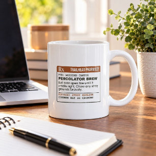 Perkolator-Brühen-Kau-Den-Boden-Tapfer-Tasse Kaffeetasse