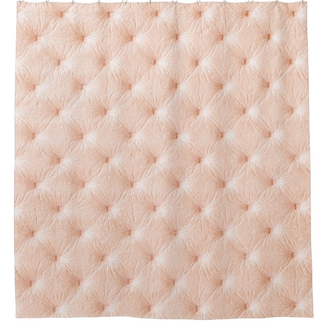 Perlbeige Ledertextur Duschvorhang (Vorderseite)