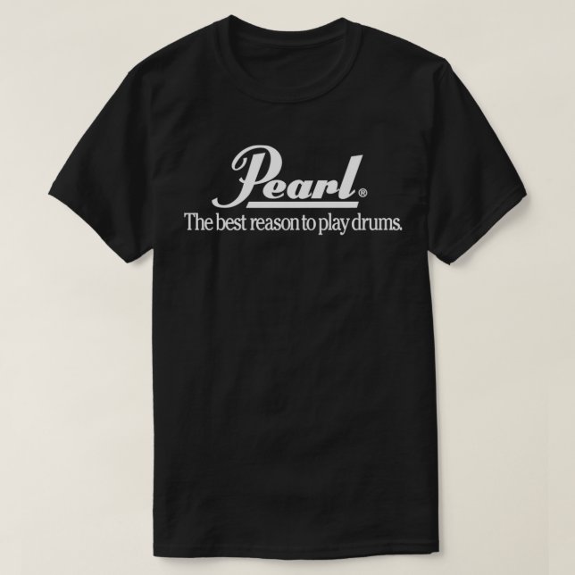 Perle der besten Trommel  T-Shirt (Design vorne)