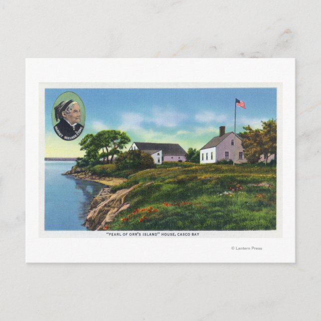 Perle der Insel Orr Postkarte (Vorderseite)