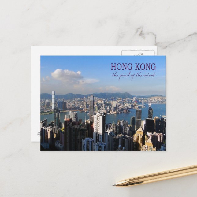 Perle der Orient Travel Post Card Postkarte (Vorderseite/Rückseite Beispiel)